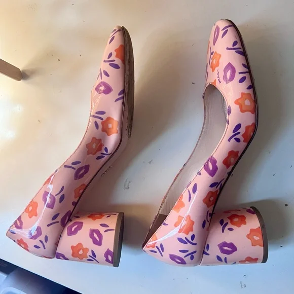 Prada floral pink patent heels - Picture 3 of 5